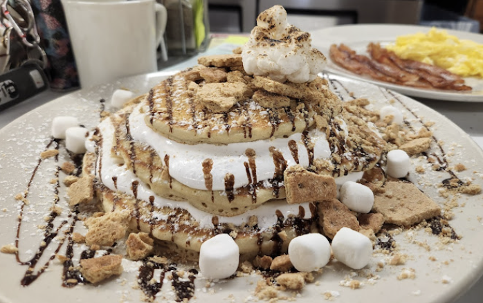 Mother's Cupboard signature dishes Famous FrittataMacmother Breakfast SandwichFrench Toast